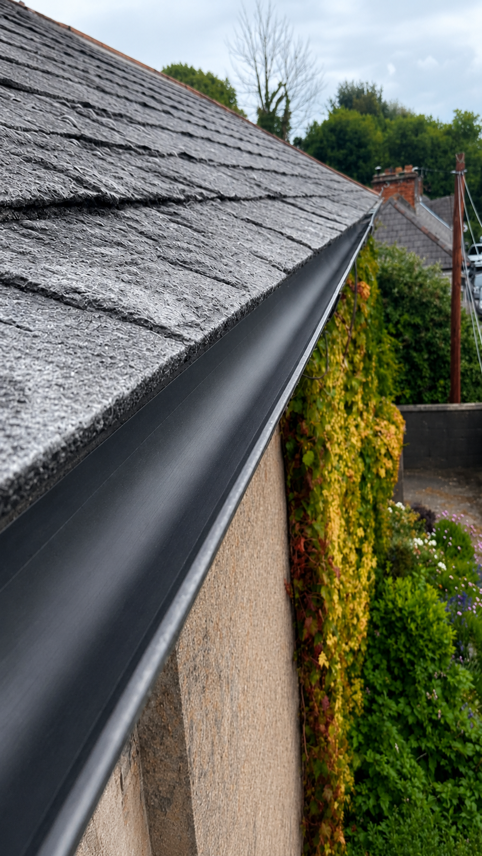 Gutters cleared and cleaned